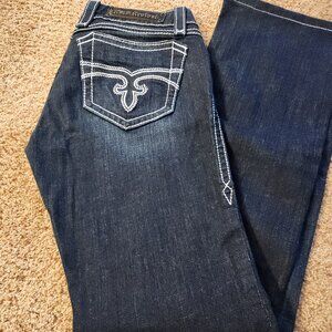 Rock Revival Leona Bootcut low rise jeans